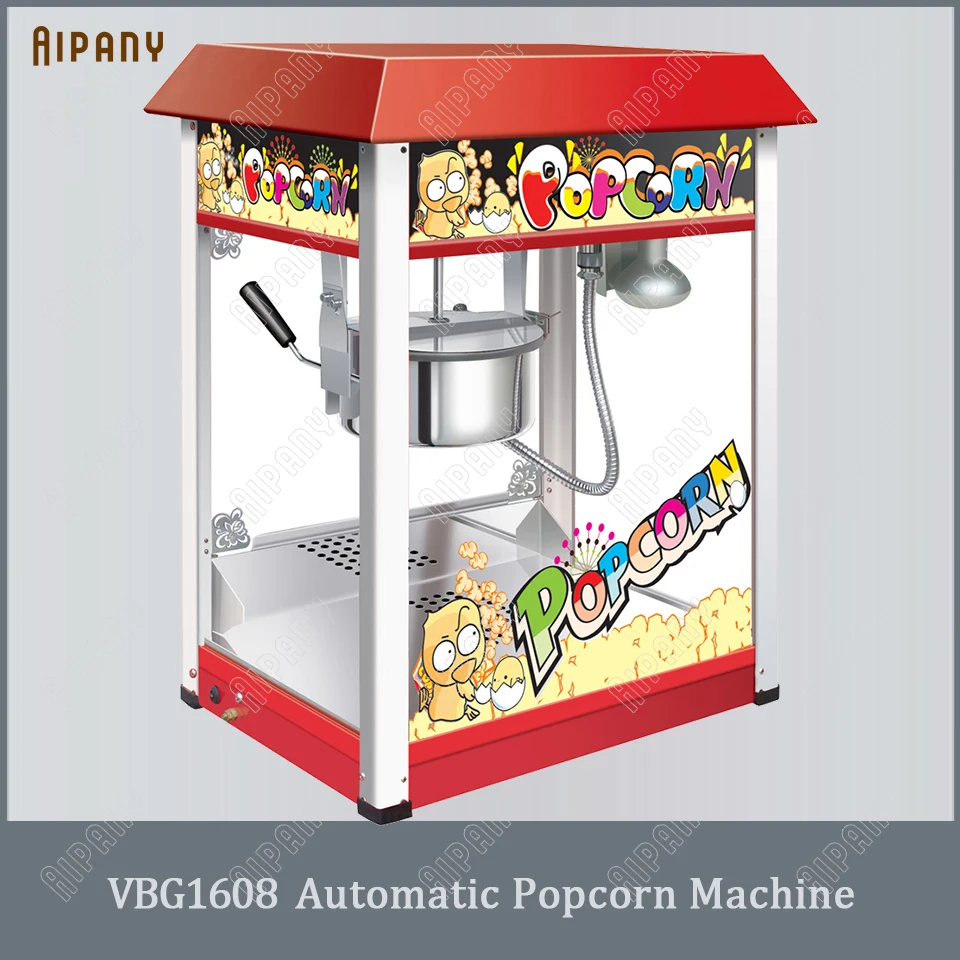 VBG1608 automatic popcorn machine electric popcorn maker 1300W commercial popcorn popper making machine for snack equipment
VBG1608 automatic popcorn machine electric popcorn maker 1300W commercial popcorn popper making machine for snack equipment
