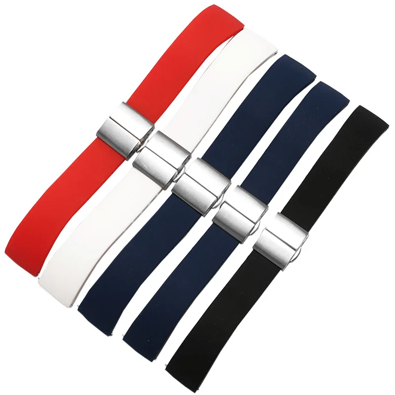 PEIYI Soft Rubber Watchband Black White Red Bracelet Replacement Belt For Tissot TIANWANG Watch Accessories Quick Disassembly
PEIYI Soft Rubber Watchband Black White Red Bracelet Replacement Belt For Tissot TIANWANG Watch Accessories Quick Disassembly