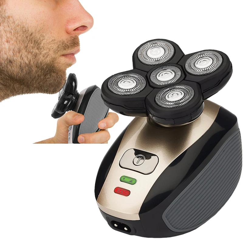 Multifunctional 5 in 1 Electric Shaver 5 Blade Razor For Men Shaved Head Rechargeable Nose Hair Trimmer Beard Shaving Machine
Multifunctional 5 in 1 Electric Shaver 5 Blade Razor For Men Shaved Head Rechargeable Nose Hair Trimmer Beard Shaving Machine