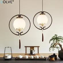 New Chinese Style Pendant Light Modern Black Wrought Iron Glass Single Head Led Lamp Bedroom Study Tea Room Staircase Decoration
New Chinese Style Pendant Light Modern Black Wrought Iron Glass Single Head Led Lamp Bedroom Study Tea Room Staircase Decoration