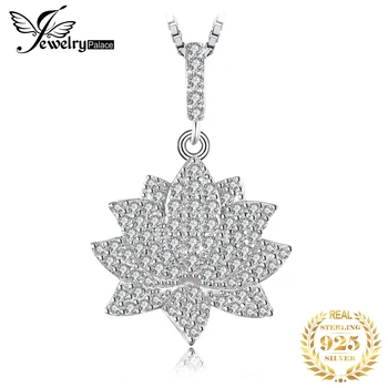 JewelryPalace Luxury Lotus 1.5ct Cubic Zirconia Pendant 925 Sterling Silver Fine Jewelry for women Not Include Chain 2018 New 
JewelryPalace Luxury Lotus 1.5ct Cubic Zirconia Pendant 925 Sterling Silver Fine Jewelry for women Not Include Chain 2018 New