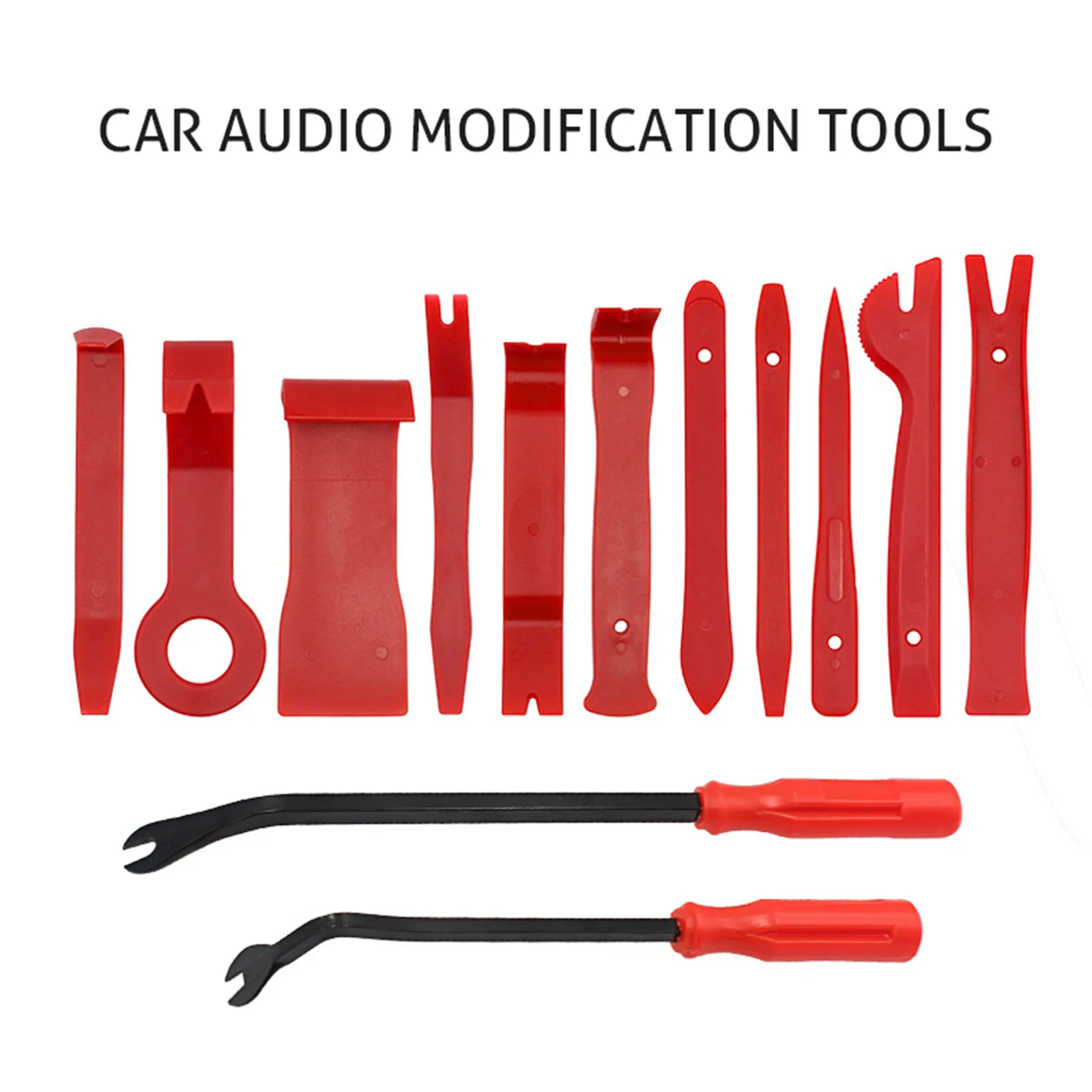 13Pcs Auto Maintenance Tools Trim Removal Tool Set with Fastener Remover Car Audio Modification Tools Strong Door Panel Tool Kit
13Pcs Auto Maintenance Tools Trim Removal Tool Set with Fastener Remover Car Audio Modification Tools Strong Door Panel Tool Kit