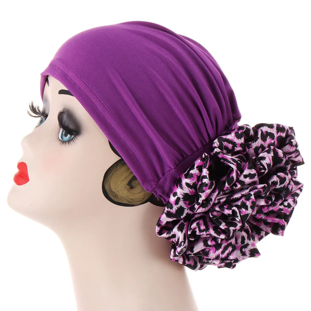 

Новые Богемские головной убор, различные расцветки, из молочного шелка с цветочным узором мусульманская шапочка для химиотерапии Для женщин Индия шляпа аксессуары для волос