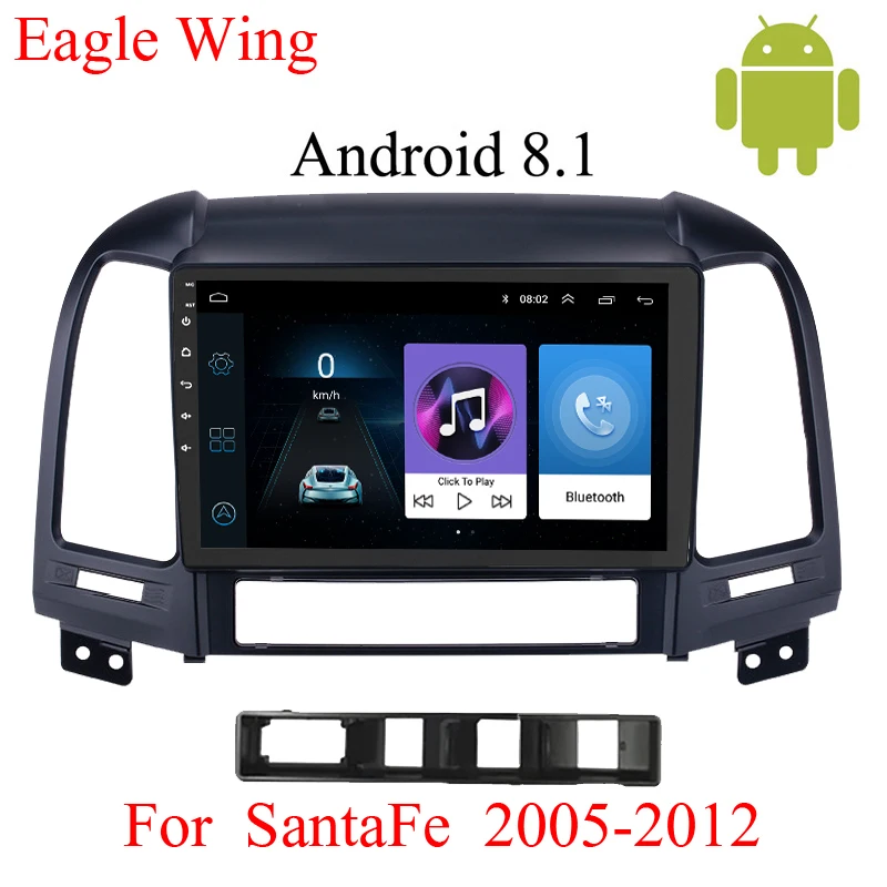 Android 8.1 car radio multimedia player navigation For Hyundai Santa Fe 2006-2012 with stereo car dvd GPS player free map
Android 8.1 car radio multimedia player navigation For Hyundai Santa Fe 2006-2012 with stereo car dvd GPS player free map
