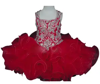 Straps Beaded Short Infant Baby's Miss National Pageant Father Daughter Sequins Kids Toddler Flower Girl Festival Dresses 
Straps Beaded Short Infant Baby's Miss National Pageant Father Daughter Sequins Kids Toddler Flower Girl Festival Dresses