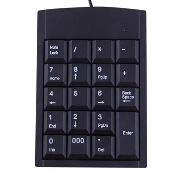 Mini USB Keyboard USB Wired Numeric Keyboard Keypad Adapter 19 Keys for Laptop PC Windows 2000 XP Vista 7 or Millennium Edition
Mini USB Keyboard USB Wired Numeric Keyboard Keypad Adapter 19 Keys for Laptop PC Windows 2000 XP Vista 7 or Millennium Edition