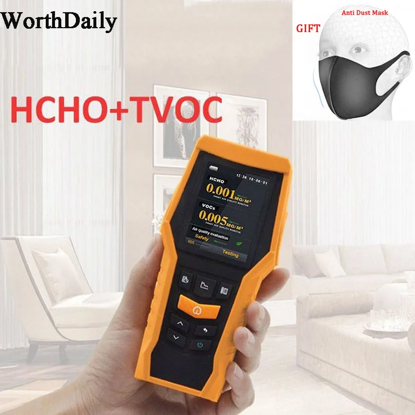 HCHO Detector TVOC Particle 0.001mg/m Digital Formaldehyde Time Date 2.4 Inch Screen Storage Data Air Quality Gas Tester
HCHO Detector TVOC Particle 0.001mg/m Digital Formaldehyde Time Date 2.4 Inch Screen Storage Data Air Quality Gas Tester