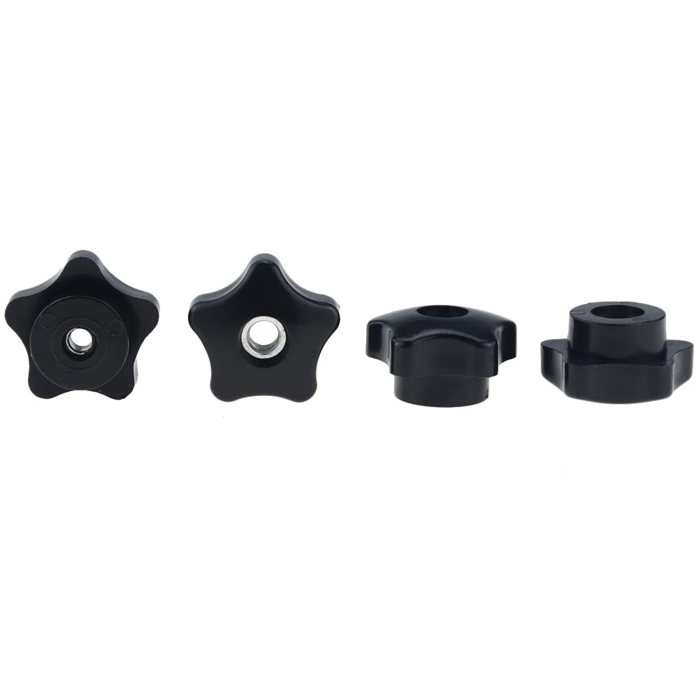 5 шт. сквозная пентаграмма M6 M8 M10 M12 сливовый бакелит ручная затяжка гайки ручка