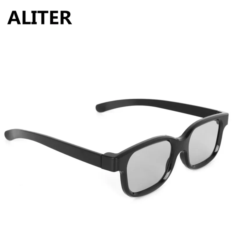 ALITER High Quality Polarized Passive 3D Glasses Black H3 For TV Real D 3D Cinemas