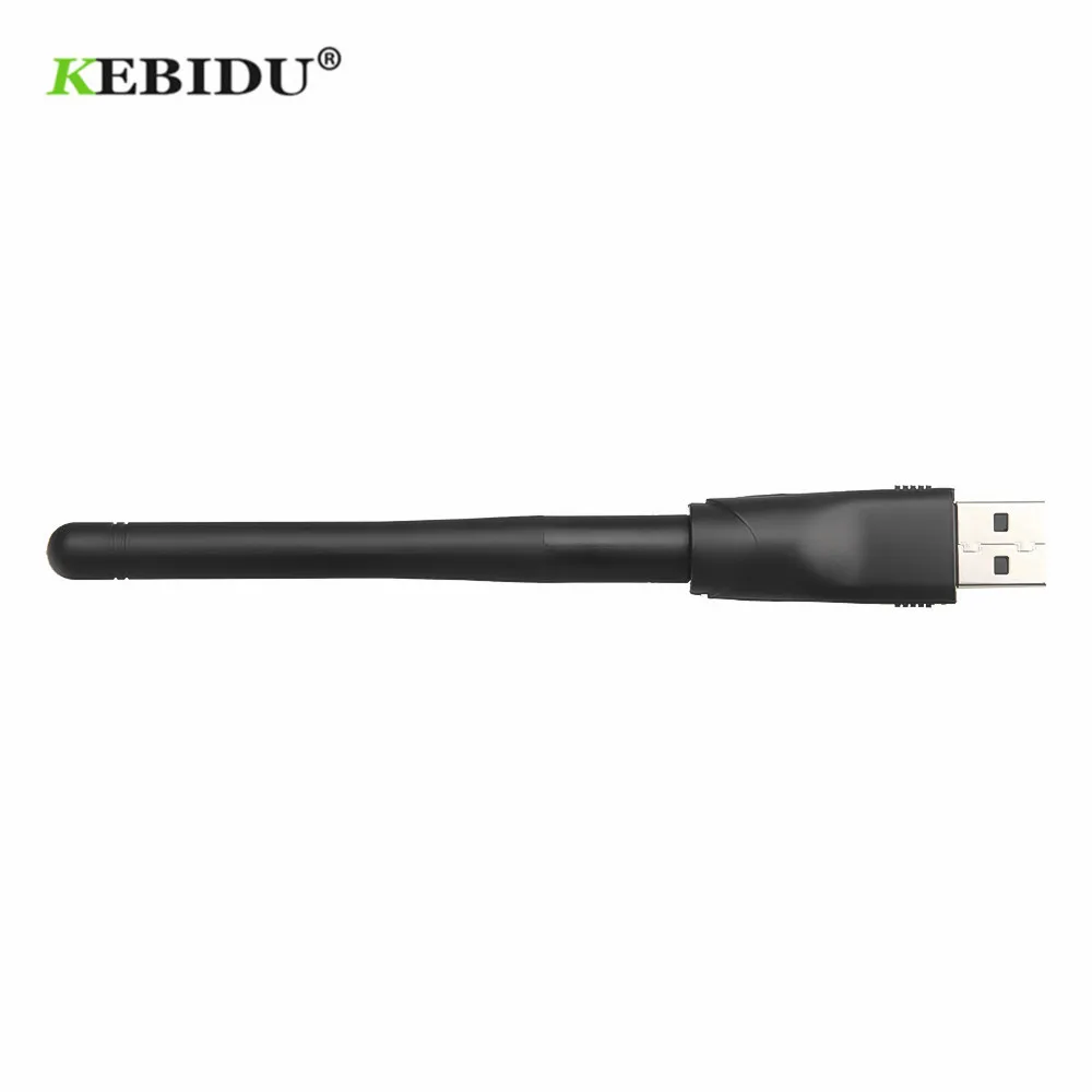 Адаптер kebidu 2 4 ГГц USB 0 150 Мбит/с Wi Fi беспроводная сетевая карта с антенной набор