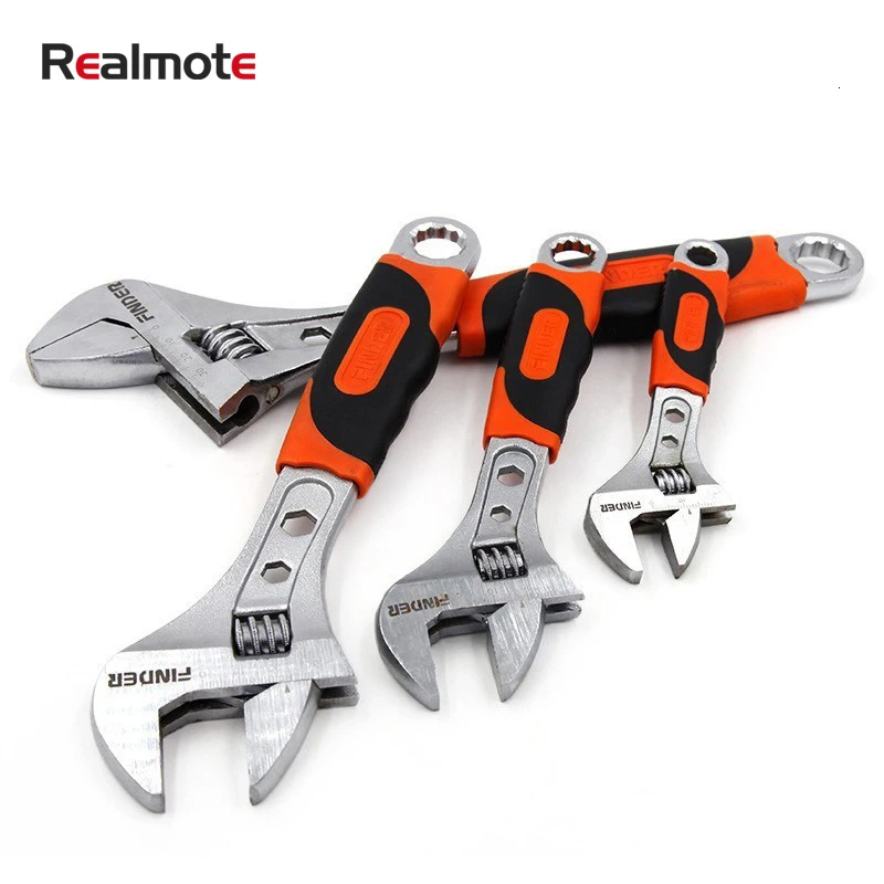 Realmote 6 8 10 12 /// Inch Adjustable Universal Bionic Wrench Spanner Hand Tool Ratchet Garage Set Socket For Auto Torques
Realmote 6 8 10 12 /// Inch Adjustable Universal Bionic Wrench Spanner Hand Tool Ratchet Garage Set Socket For Auto Torques