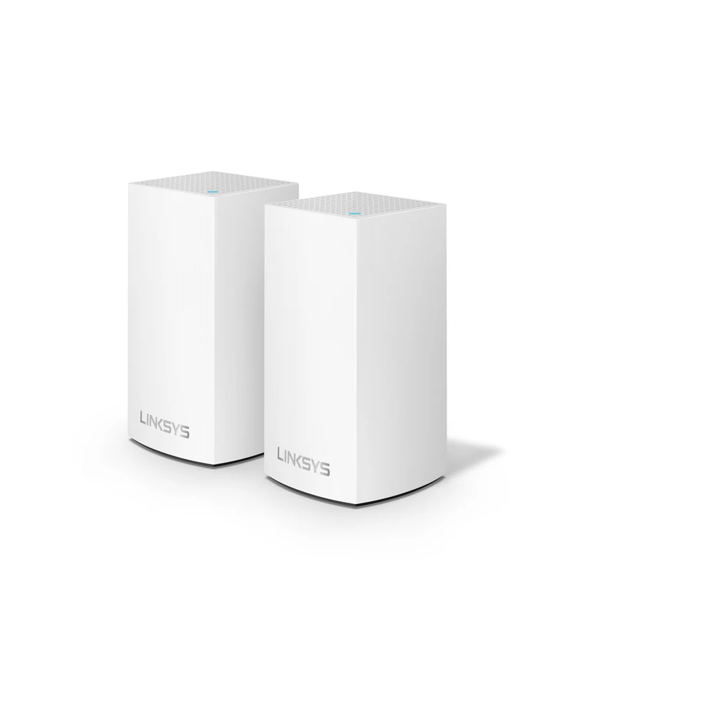 Linksys WHW0102 (AC2600) Velop Intelligent Home Mesh WiFi System for Whole Home WiFi Mesh Network, 2-Pack White
Linksys WHW0102 (AC2600) Velop Intelligent Home Mesh WiFi System for Whole Home WiFi Mesh Network, 2-Pack White