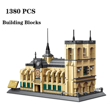 1380Pcs Assemble Architecture Notre-Dame De Paris Building Blocks of Build Fit City Bricks Classic Skyline Model Gift Toys
1380Pcs Assemble Architecture Notre-Dame De Paris Building Blocks of Build Fit City Bricks Classic Skyline Model Gift Toys