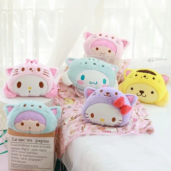HelloKitty MyMelody Cinnamoroll PomPomPurin Little twin stars Pillow Blanket 2 in 1 foldable quilt blanket throw pillow cushion
HelloKitty MyMelody Cinnamoroll PomPomPurin Little twin stars Pillow Blanket 2 in 1 foldable quilt blanket throw pillow cushion