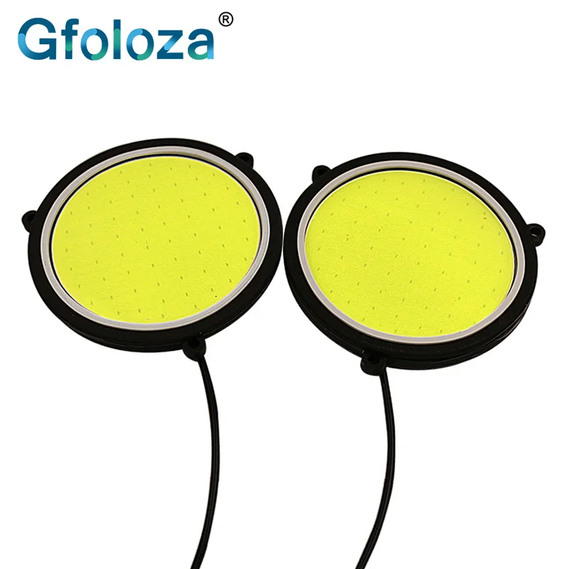 Gfoloza 2Pcs High Power LED DRL Daytime Running Lights Flexible Round COB Fog Lamp Bulbs Driving Light White DC12V
Gfoloza 2Pcs High Power LED DRL Daytime Running Lights Flexible Round COB Fog Lamp Bulbs Driving Light White DC12V