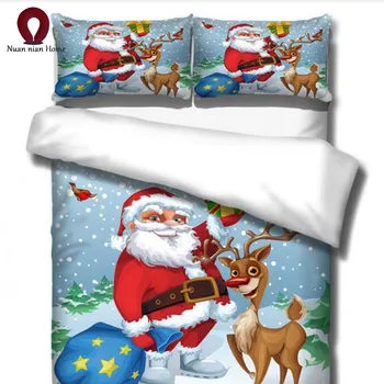 Christmas Suite Bedding Home Santa Claus Spinning Set Duvet with Pillowcase 3D Free Shipping 
Christmas Suite Bedding Home Santa Claus Spinning Set Duvet with Pillowcase 3D Free Shipping