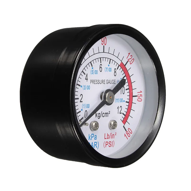 Bar Air Pressure Gauge 13mm 1/4 BSP Thread 0-180 PSI 0-12 Manometer Double Scale For Air Compressor
Bar Air Pressure Gauge 13mm 1/4 BSP Thread 0-180 PSI 0-12 Manometer Double Scale For Air Compressor