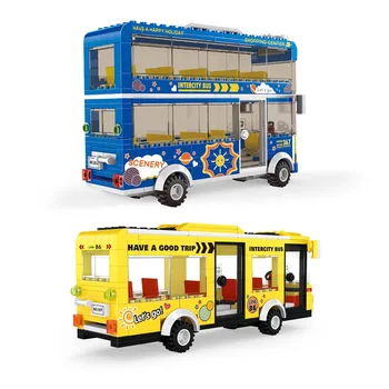 2 in 1 City Town Classic Bus Building Block sets double decker bus Sightseeing vehice Model Bricks Educational Gift Children Toy
2 in 1 City Town Classic Bus Building Block sets double decker bus Sightseeing vehice Model Bricks Educational Gift Children Toy