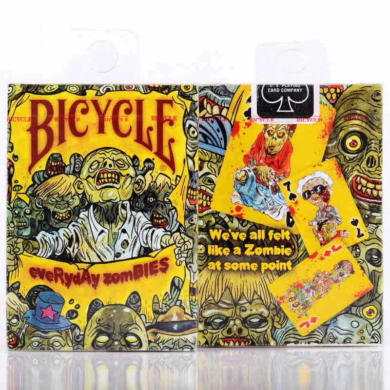 1 deck Bicycle Card Everyday Zombie Bicycle Playing Cards Regular Bicycle Deck Rider Back Card Magic Trick Magic Props
1 deck Bicycle Card Everyday Zombie Bicycle Playing Cards Regular Bicycle Deck Rider Back Card Magic Trick Magic Props