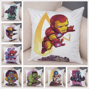 Marvel Avengers Superhero Pillow Case Cushion Cover for Sofa Home Decor Superman Deadpool Super Hero Short Plush Pillowcase
Marvel Avengers Superhero Pillow Case Cushion Cover for Sofa Home Decor Superman Deadpool Super Hero Short Plush Pillowcase