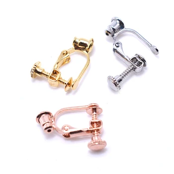 6pcs/lot No Pierced Ear Clip Earrings Rotate Screws Back Earring Connector Findings For Jewelry Making DIY Earrings Wholesale
6pcs/lot No Pierced Ear Clip Earrings Rotate Screws Back Earring Connector Findings For Jewelry Making DIY Earrings Wholesale
