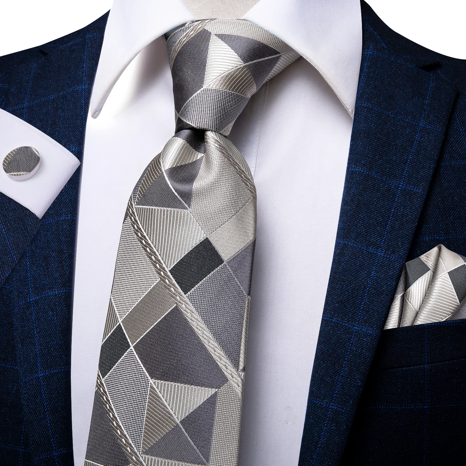 Handmade 100% Silk 7 Fold Silk Tie by Sebastien Grey 