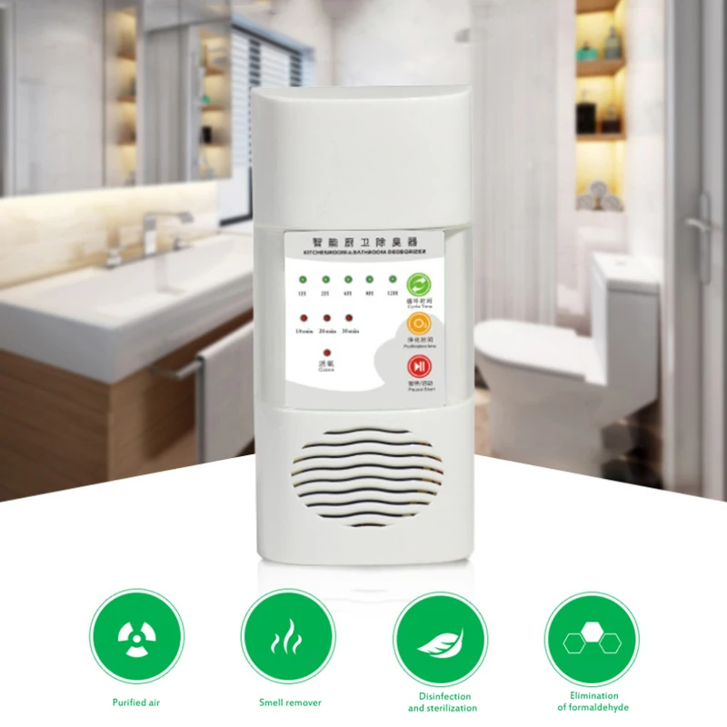 1PC Smart Kitchen Deodorizer Machine Ozone Deodorant Disinfection Tool With Purification Function | Дом и сад