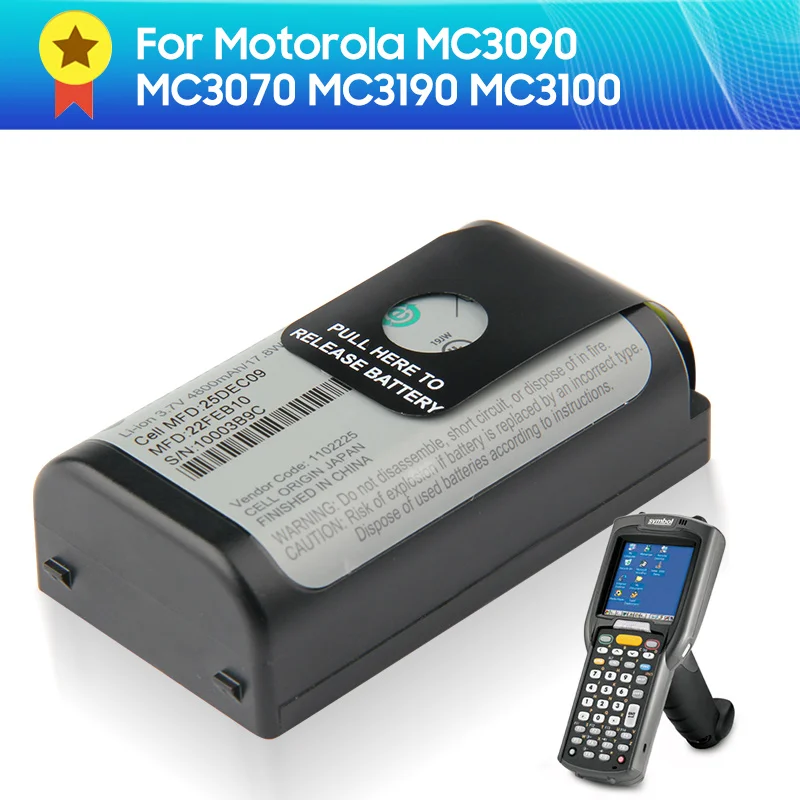 Replacement Battery For Motorola MC3090 MC3070 MC3190 MC3100 Mobile Handheld Computer 82-127909-01 82-127909-02 82-127912-01
Replacement Battery For Motorola MC3090 MC3070 MC3190 MC3100 Mobile Handheld Computer 82-127909-01 82-127909-02 82-127912-01