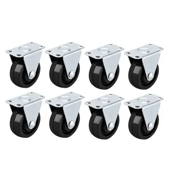 uxcell 1 Inch Swivel Casters Wheels Rubber 360 Degree Plate Mounted Caster Wheel 11lb Capacity 8 Pcs 1.5inch Fixed 8pcs
uxcell 1 Inch Swivel Casters Wheels Rubber 360 Degree Plate Mounted Caster Wheel 11lb Capacity 8 Pcs 1.5inch Fixed 8pcs