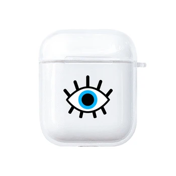 Cute Blue Evil Eye Airpod Cases For Airpods 2 Case Clear Silicone Soft Exotic Earphone Cover Box Cartoon Evil Air Pods Cover
Cute Blue Evil Eye Airpod Cases For Airpods 2 Case Clear Silicone Soft Exotic Earphone Cover Box Cartoon Evil Air Pods Cover