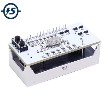 DIY Kit Electronic Clock Creative Electronic Design Simple Creative White Desktop Clock
DIY Kit Electronic Clock Creative Electronic Design Simple Creative White Desktop Clock