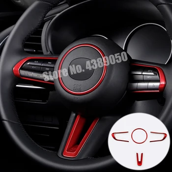 For Mazda 3 CX-30 2019 2020 ABS Plastic Red Car Steering wheel Button frame circle Cover Trim Sticker Car styling accessories
For Mazda 3 CX-30 2019 2020 ABS Plastic Red Car Steering wheel Button frame circle Cover Trim Sticker Car styling accessories