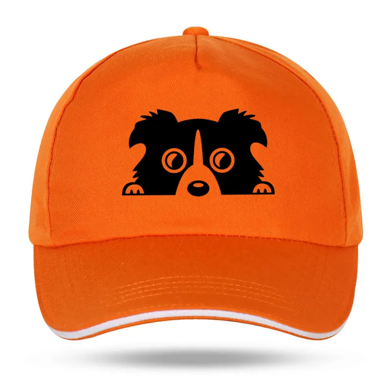 New Men Women Fashion Border Collie Dog Pet Cartoon Animal Baseball Caps for Hip Hop Cotton Velcro Trucker Cap Bone Dad Hats New Men Women Fashion Border Collie Dog Pet Cartoon Animal Baseball Caps for Hip Hop Cotton Velcro Trucker Cap Bone Dad Hats