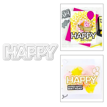 2020 New Happy Birthday English Letter Sentiment Word Metal Cutting Dies Cut For Scrapbooking and Greeting Card Making no stamps
2020 New Happy Birthday English Letter Sentiment Word Metal Cutting Dies Cut For Scrapbooking and Greeting Card Making no stamps
