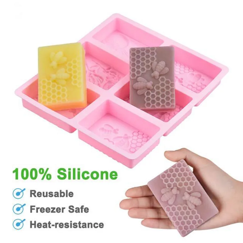Honey Bee Silicone Soap Mold diy Handmade Craft 3d Soap Mold Silicone Rectangular Oval 6 Forms Soap Molds For Soap Making
Honey Bee Silicone Soap Mold diy Handmade Craft 3d Soap Mold Silicone Rectangular Oval 6 Forms Soap Molds For Soap Making