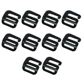 10 Pcs Durable Fixing Accessories Quick Release Hardware Backpack Strap Belt Tools Multifunctional Webbing Buckle Climbing Metal