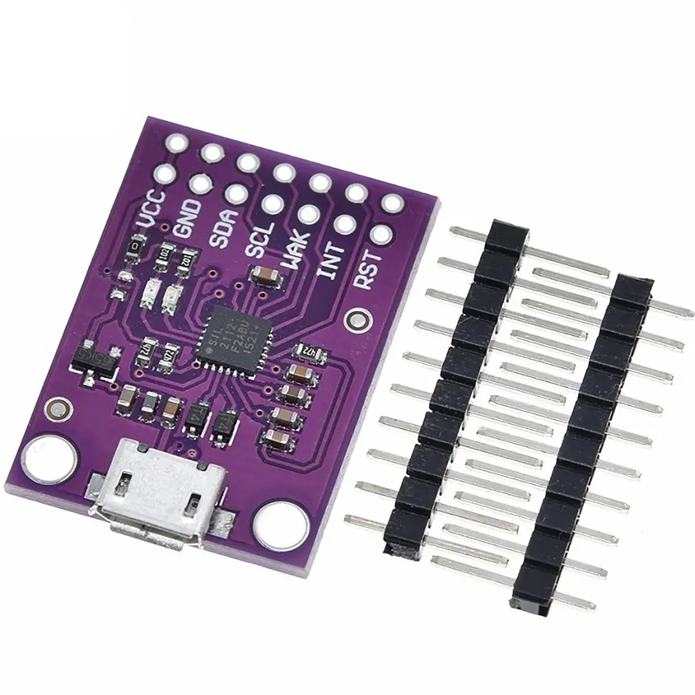 CJMCU-2112 CP2112 Evaluation kit for the CCS811 Debug board USB to I2C Communication Module Purple Color
CJMCU-2112 CP2112 Evaluation kit for the CCS811 Debug board USB to I2C Communication Module Purple Color