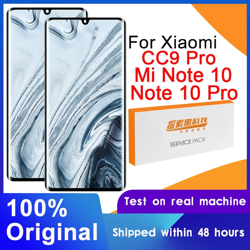 100% Оригинальный 6 47 "дисплей для Xiaomi Mi Note 10 Pro LCD CC9 дисплей сенсорный экран