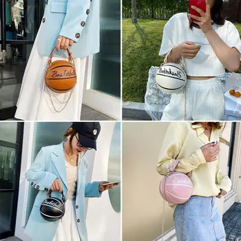 Crossbody Bags For Lady Acrylic 2020 New Hand Bag Fashion Bags Messenger Single Women Football Shaped Basketball Bags Shoul L6A1
Crossbody Bags For Lady Acrylic 2020 New Hand Bag Fashion Bags Messenger Single Women Football Shaped Basketball Bags Shoul L6A1