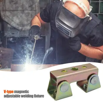 Magnetic Tool V-type Clamps V-shaped Magnetic Welding Holder Hand Tool Welding Fixture Strong Adjustable Angle Locator
Magnetic Tool V-type Clamps V-shaped Magnetic Welding Holder Hand Tool Welding Fixture Strong Adjustable Angle Locator