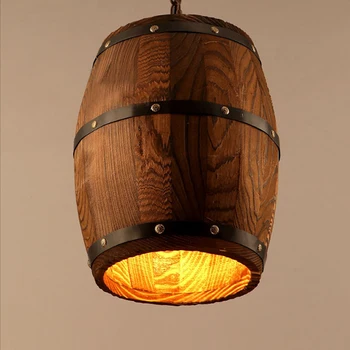 Wine Barrel Ceiling Pendant Lamp E27 Light Hanging Light Fixture Nature Wood Modern for Bar Restaurant LED Bulbs Chain Pendant
Wine Barrel Ceiling Pendant Lamp E27 Light Hanging Light Fixture Nature Wood Modern for Bar Restaurant LED Bulbs Chain Pendant