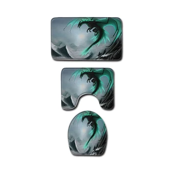 Hot 4Pcs/Set Bathroom Water-resistant Shower Curtain Pedestal Rug Lid Toilet Cover Mat Non-slip Bath Mat Set Bathroom Accessorie
Hot 4Pcs/Set Bathroom Water-resistant Shower Curtain Pedestal Rug Lid Toilet Cover Mat Non-slip Bath Mat Set Bathroom Accessorie
