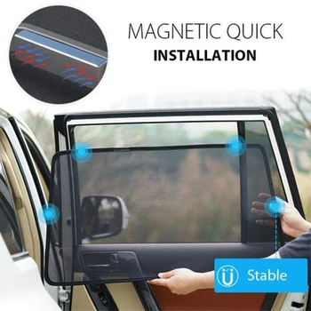 Newly 1/2/3Pair Magnetic Car Sun Shade Thick Dense Mesh Magnetic Car Curtains Sunshade
Newly 1/2/3Pair Magnetic Car Sun Shade Thick Dense Mesh Magnetic Car Curtains Sunshade