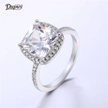 DUPUY Big Gemstone Sterling Silver Cubic Zirconia 9mm Cushion Cut Engagement Ring Wedding Ring Promise Ring Promise Ring
DUPUY Big Gemstone Sterling Silver Cubic Zirconia 9mm Cushion Cut Engagement Ring Wedding Ring Promise Ring Promise Ring