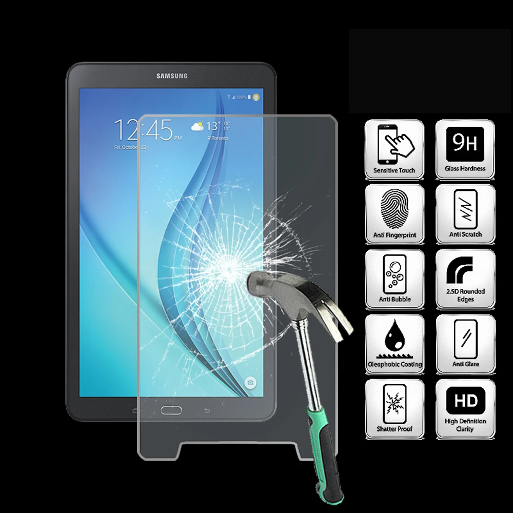 For Samsung Galaxy Tab E 8.0 LTE Tablet Ultra Clear Tempered Glass Screen Protector Anti Fingerprint Proective Film
For Samsung Galaxy Tab E 8.0 LTE Tablet Ultra Clear Tempered Glass Screen Protector Anti Fingerprint Proective Film