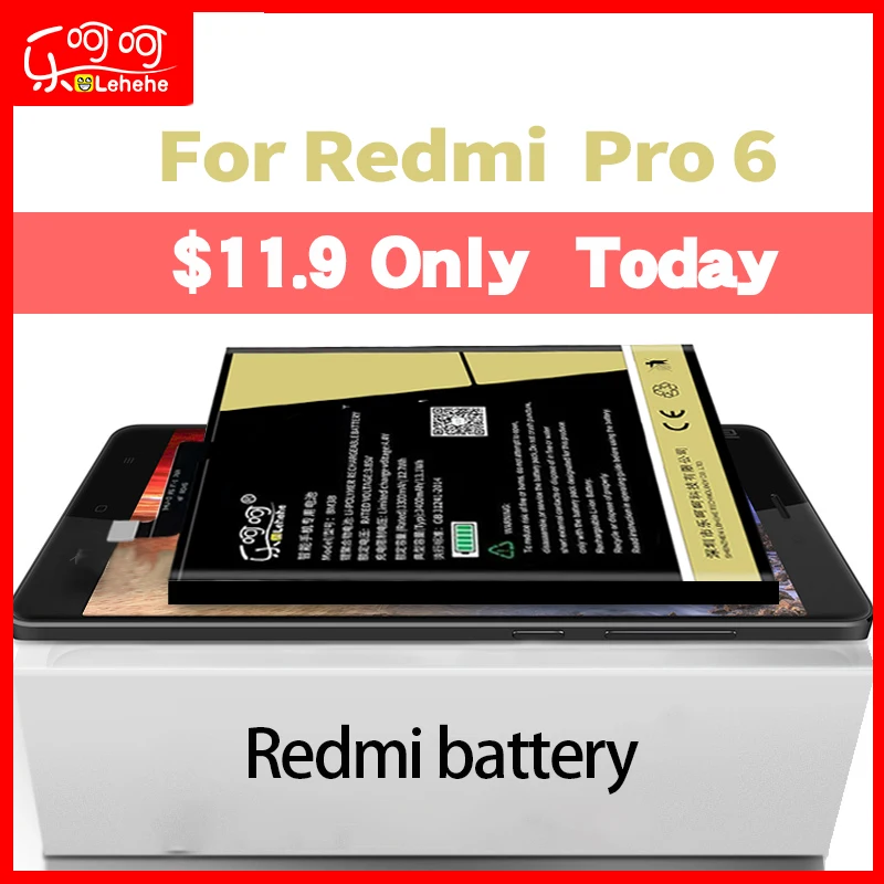 BN47 for redmi Pro 6 battery lehehe brand new AAAAA quality high capacity free tool
BN47 for redmi Pro 6 battery lehehe brand new AAAAA quality high capacity free tool