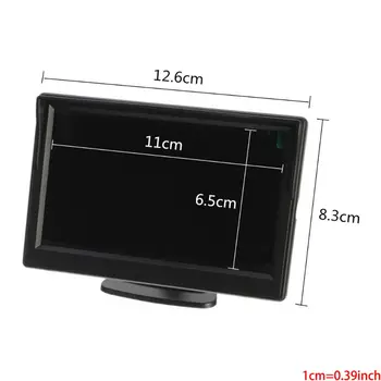 5 Inch TFT LCD Car Rear View Monitor + 2 Stand For Reverse Backup Camera VCR DVD E7CA
5 Inch TFT LCD Car Rear View Monitor + 2 Stand For Reverse Backup Camera VCR DVD E7CA
