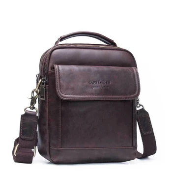Small Cow Genuine Leather Bag Men Bag Male Shoulder Bag Crossbody Messenger Bag Men Leather Handbag Brown Briefcase 
Small Cow Genuine Leather Bag Men Bag Male Shoulder Bag Crossbody Messenger Bag Men Leather Handbag Brown Briefcase