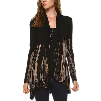 Women Autumn Casual Tie-dyed Long Sleeve Cardigan Ladies Open Front Knit Tops 
Women Autumn Casual Tie-dyed Long Sleeve Cardigan Ladies Open Front Knit Tops