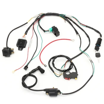 Electrics Stator Coil CDI Wiring Harness Solenoid Relay for 4Stroke ATV 50Cc-125Cc Pit Quad Dirt Bike Go Kart
Electrics Stator Coil CDI Wiring Harness Solenoid Relay for 4Stroke ATV 50Cc-125Cc Pit Quad Dirt Bike Go Kart